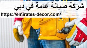 شركة صيانة عامة في دبي